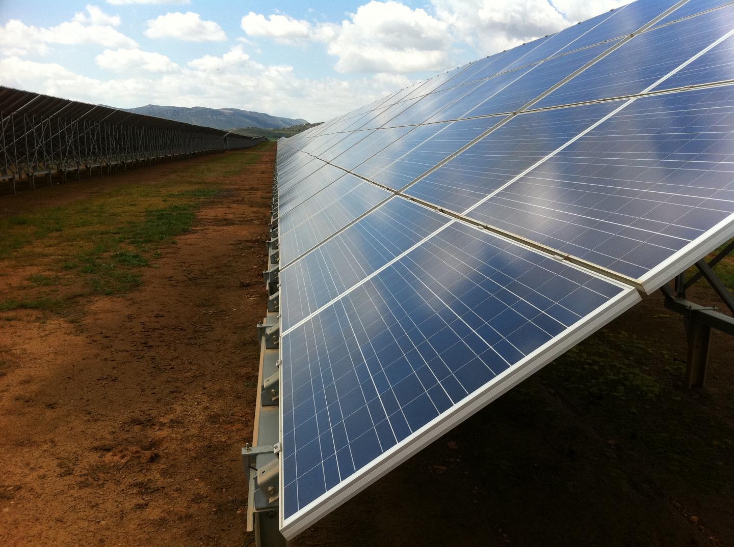 Utility Scale Solar Power Installation