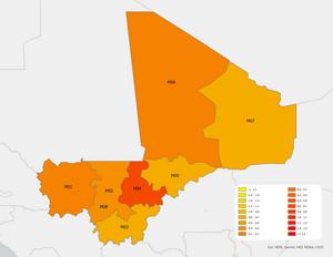 Subnational level climate–agriculture–gender inequality hotspot map for livestock in Mali