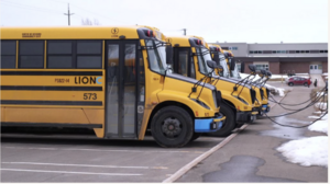 Charging electric school buses