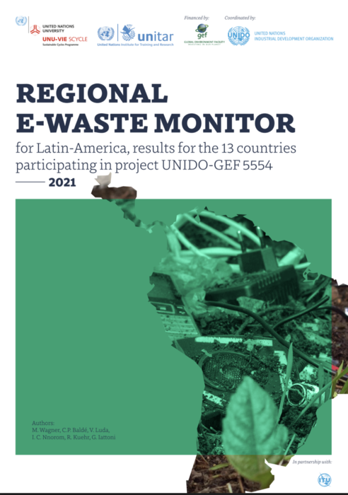 Cover of the UN's Regional Report on e-Waste in Latin America