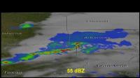 TRMM Animation of Southern Storms