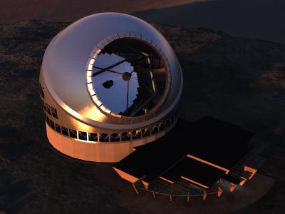 Artist Rendering Thirty Meter Telescope