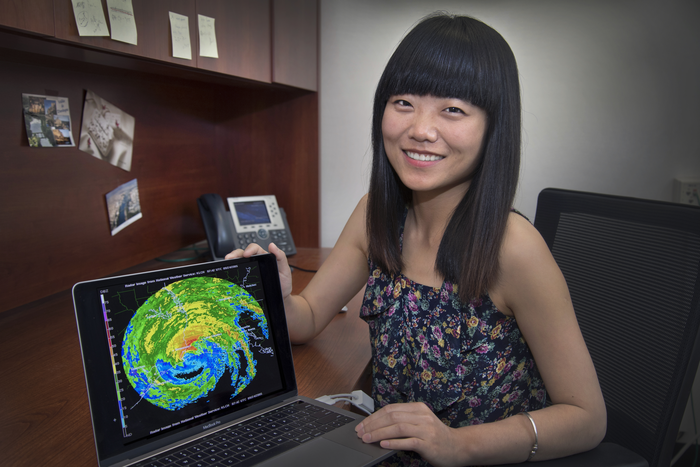 Dié Wang, an assistant meteorologist at Brookhaven National Laboratory