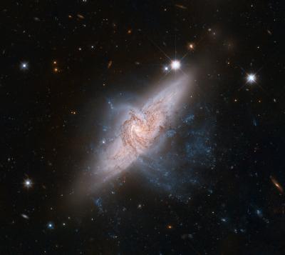 Hubble View of NGC 3314