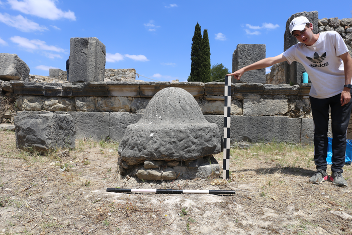 Olive millstone in Volubilis