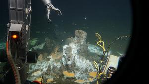 U.S. deep-sea submersible ALVIN in the deep-sea at the Guaymas Basin