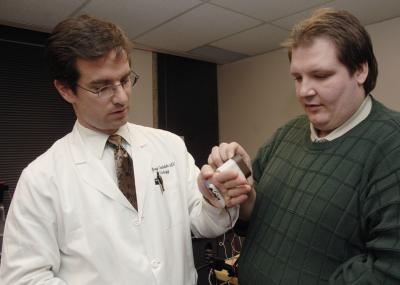 Dr. Jeffrey Cadeddu and Richard Bergs, UT Southwestern Medical Center