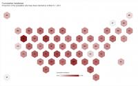 COVID-19 cumulative incidence in the U.S. as of March 7, 2021