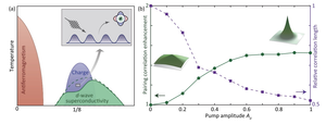 Light-induced d-wave superconductivity experiment and theory.