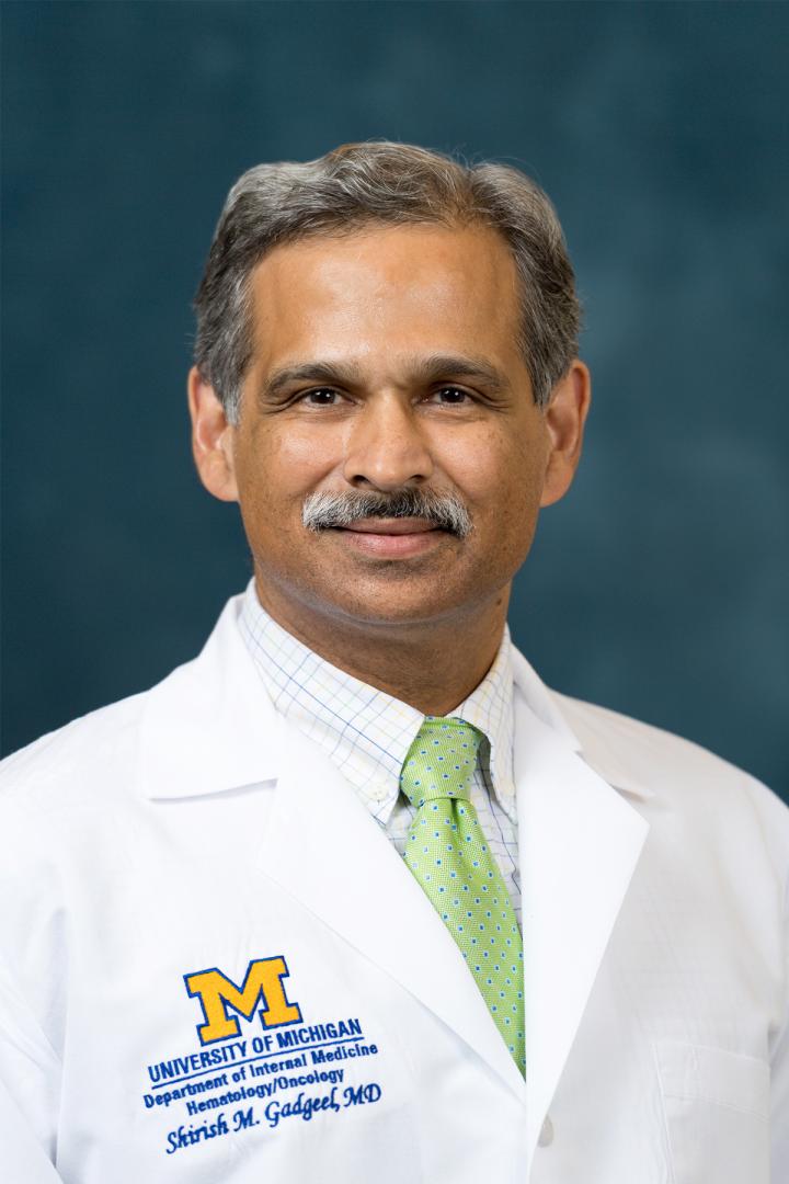 Dr. Shirish Gadgeel, Rogel Cancer Center, University of Michigan, USA, Study Author