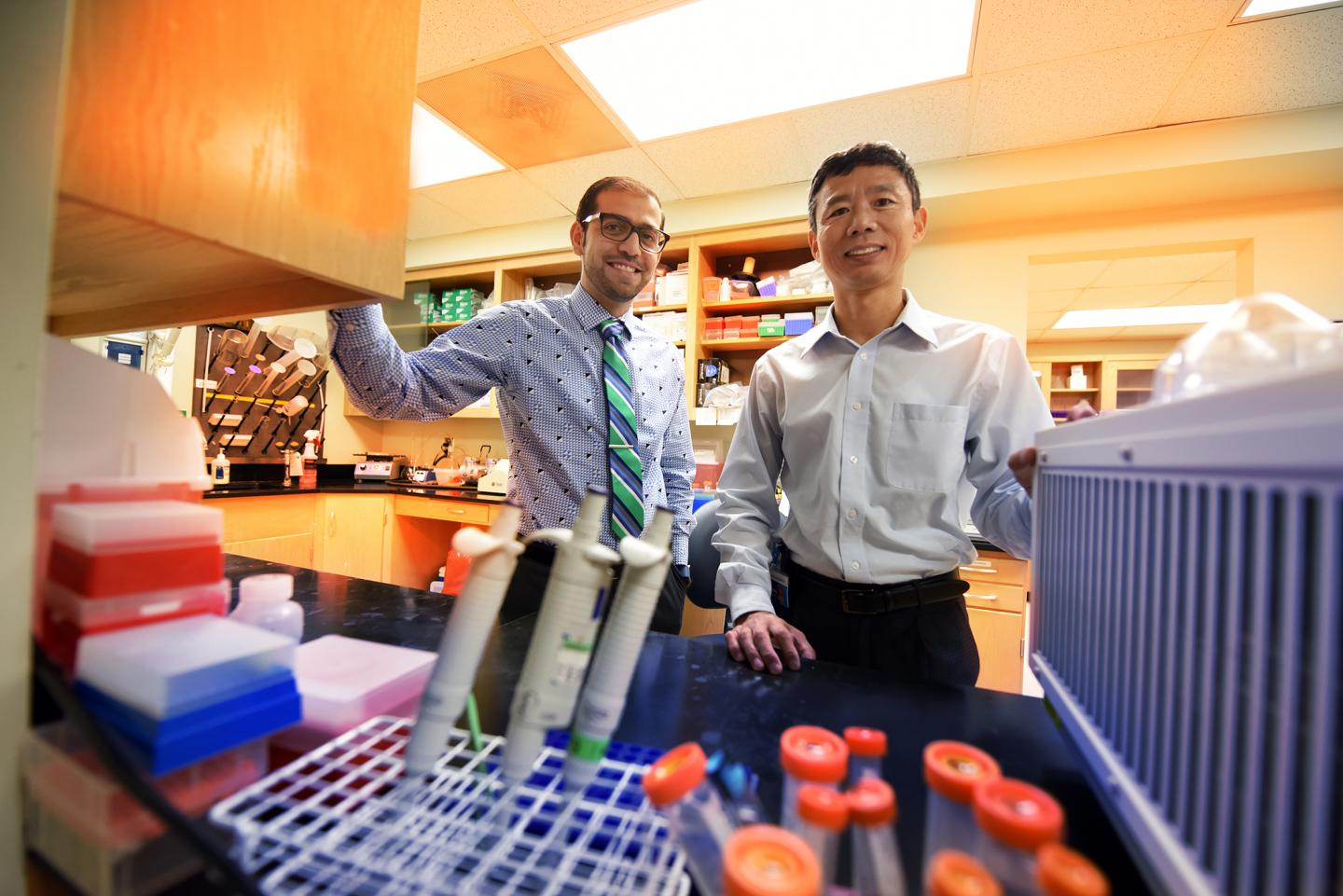Dr. Anas Raed and Dr. Yanbin Dong, Medical College of Georgia at Augusta University