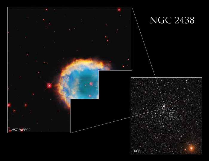 Hubble Images Colorful Planetary Nebula Ringed by Hazy Halo