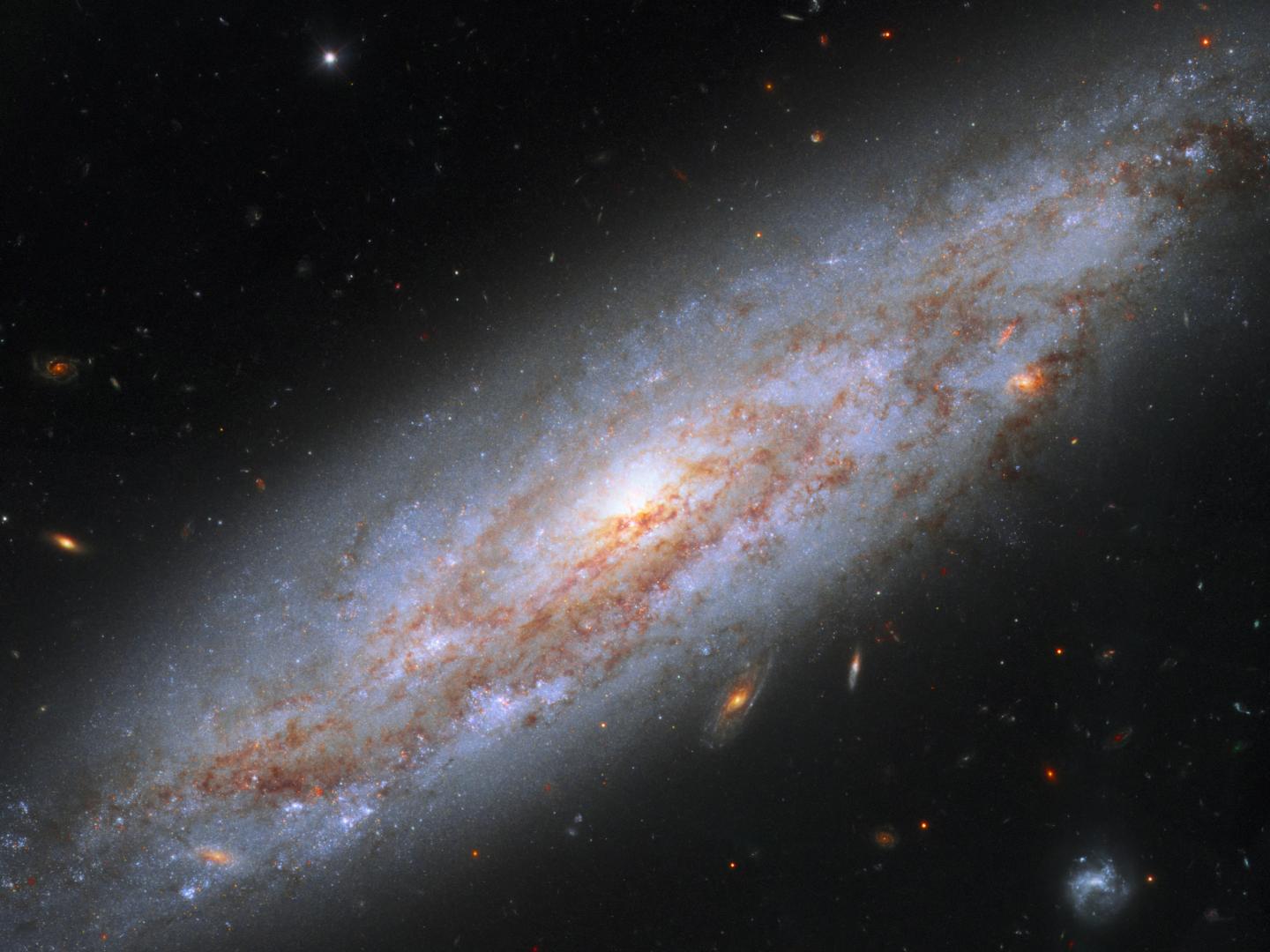 Hubble's Galaxy Full of Cosmic Lighthouses