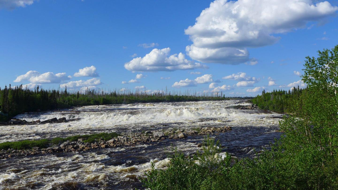 Rupert River in Northern Quebec