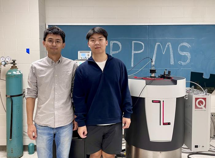 Ferromagnetic resonance experiments to study spin dynamics uses the Physical Property Measurement System (PPMS)