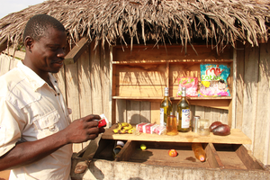 A Bantu stall selling alcohol and cigarettes