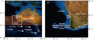 Climate Evolution in Southeast Indian Ocean during Miocene