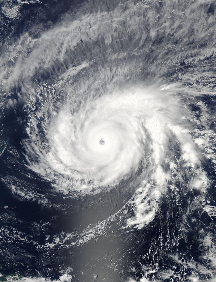 MODIS Image of Maysak