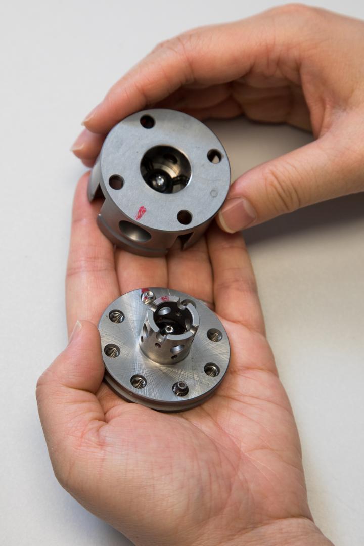 Disassembled Diamond Anvil Cell