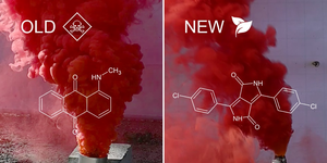 A ‘greener’ alternative for red-colored smoke