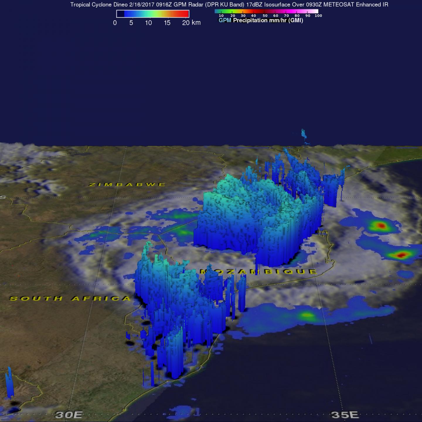 GPM Image of Dineo