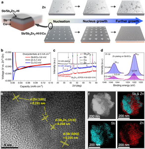 Constructing robust heterostructured interface for anode-free zinc batteries with ultrahigh capacities