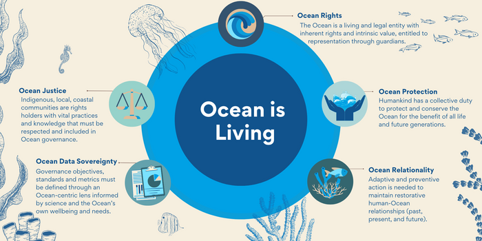 The Ocean should be treated as a living entity with inherent rights, and Ocean-centered governance introduced to resolve crises and foster a more harmonious co-existence with humanity, advocate researchers at the Earth Law Center and elsewhere