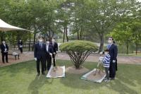 Commemorative tree planting ceremony