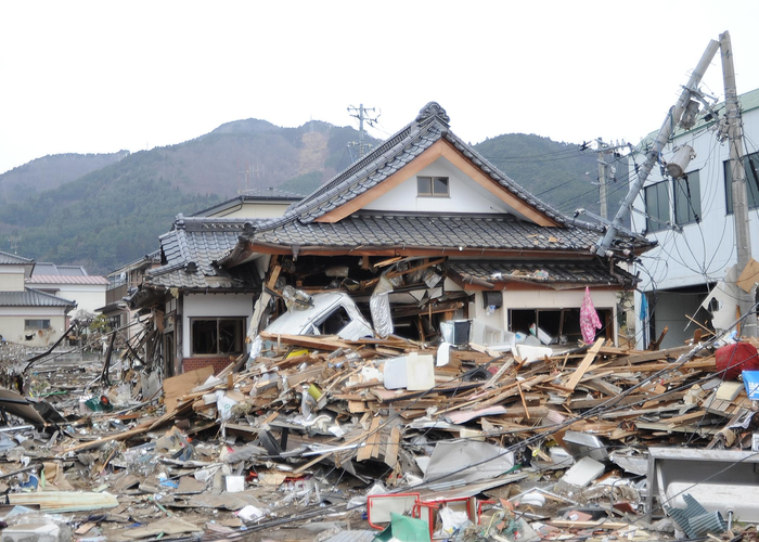 Search-and-Rescue Workers Arrive in Ofunato, Japan 2011