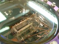 RF Ion Trap in Vacuum Chamber