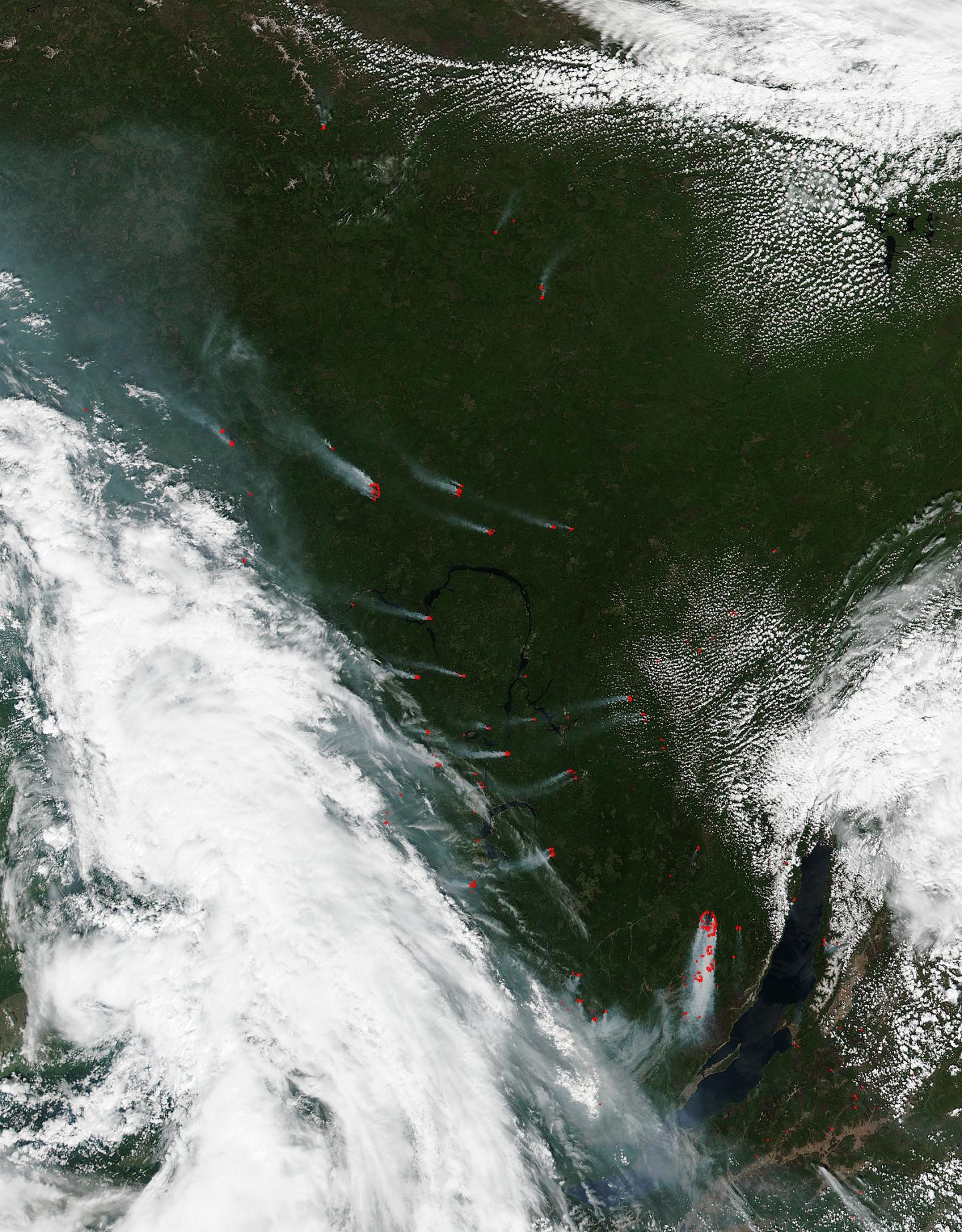 Devastating Fires Burn in Siberia