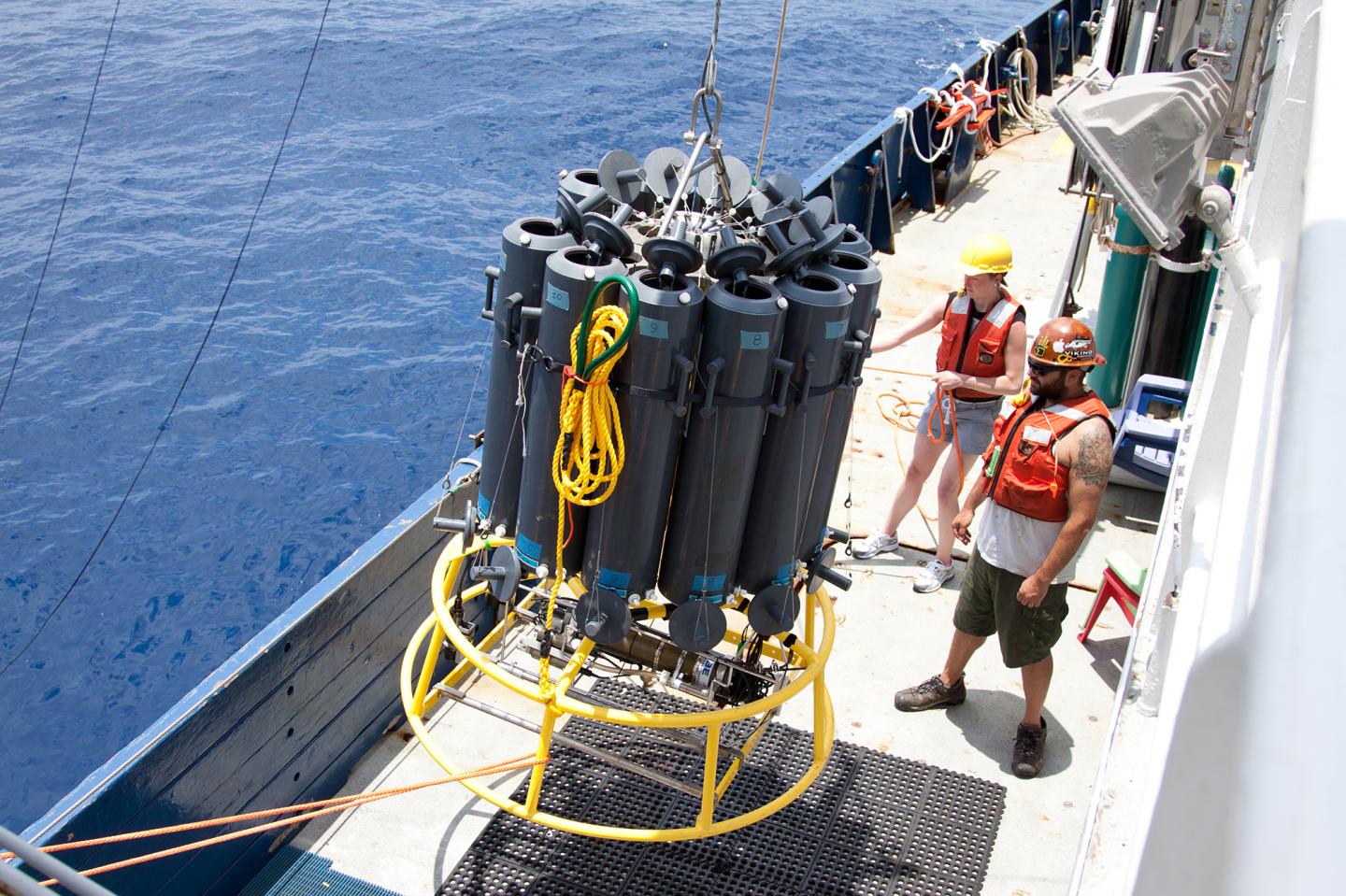 Bacteria Collector on Deck of Research Ship