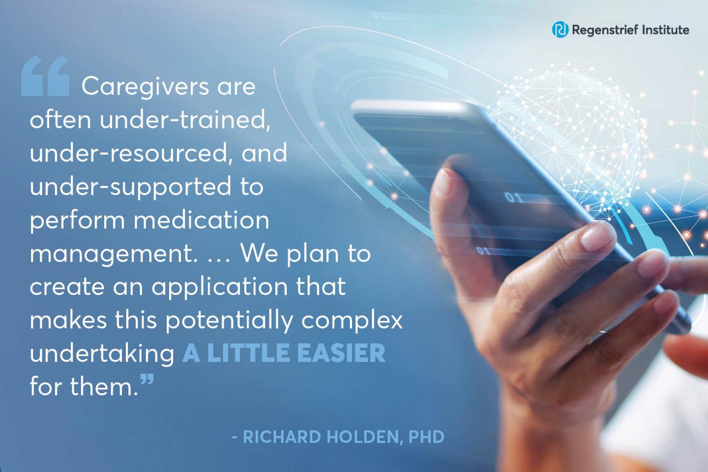 Using technology to help informal caregivers manage medication for patients with dementia