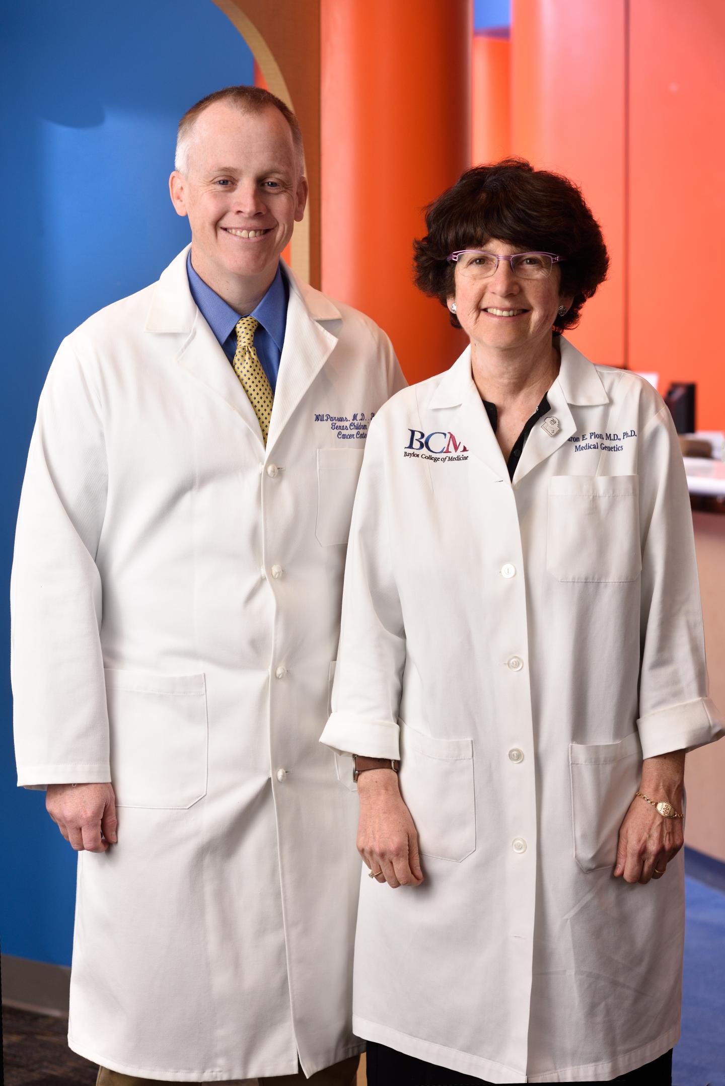 Dr. Sharon Plon and Dr. Will Parsons