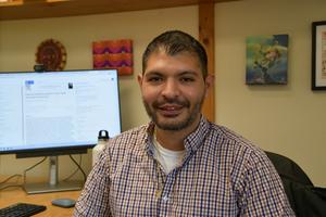 Sergio Ernesto Barrera. Photo by Spencer Coppage for Virginia Tech.