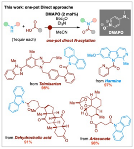 DMAPO/Boc2O-mediated one-pot direct N-acylation of less nucleophilic N-heterocycles with carboxylic acids