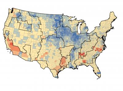 Net Carbon Exchange in US Crop Production