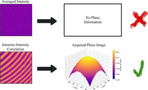 Noise-resistant phase imaging with intensity correlation