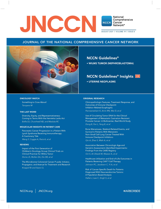 JNCCN August 2021 Cover