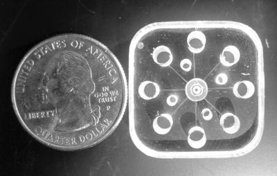 New Miniaturized Device for Lab-on-a-Chip Separations