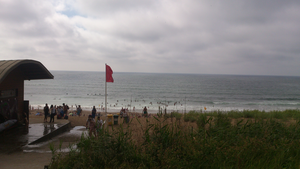 Flags at the beach