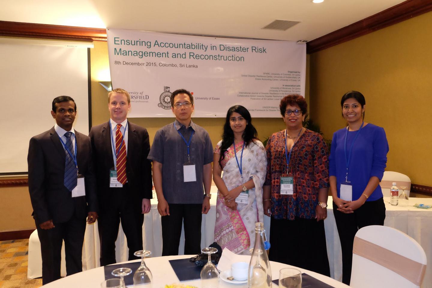 Group at the University of Colombo Conference