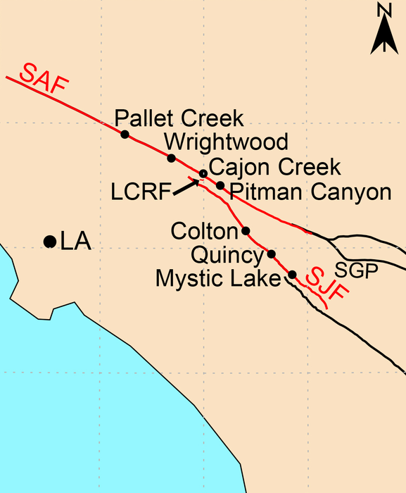 Evidence for Shared Earthquakes Between San Andreas and San Jacinto Faults