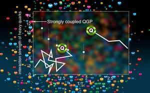 Heavy quark diffusion graphic