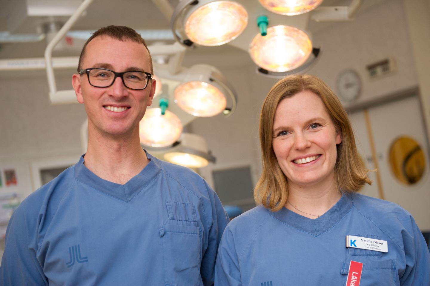 Ulrik Sartipy and Natalie Glaser, Karolinska Institutet