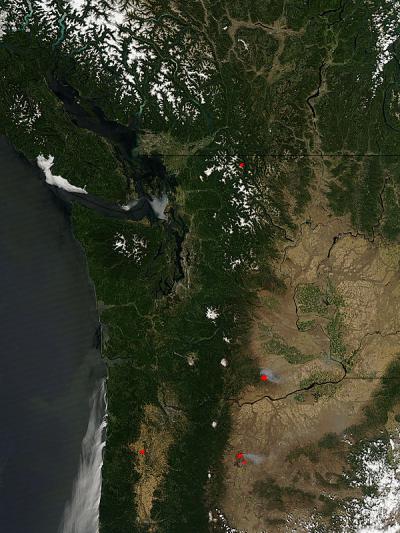 Oregon's Sunnyside Turnoff Fire