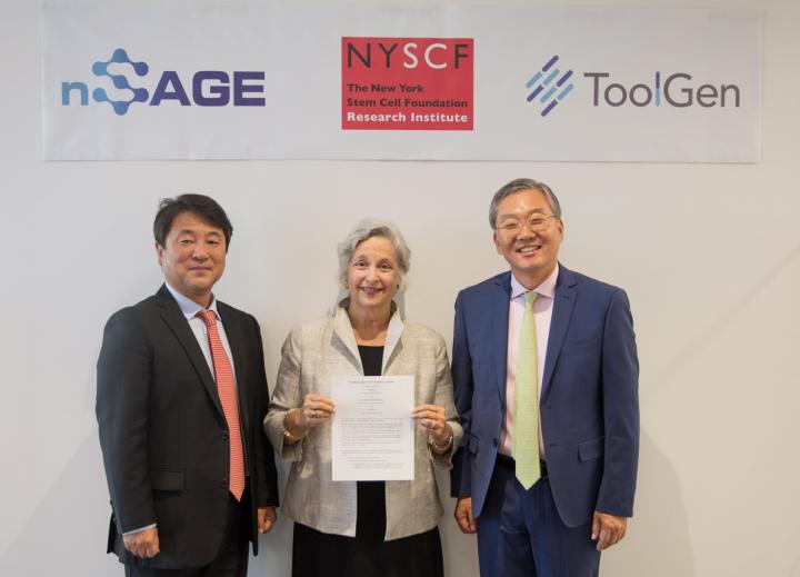 ToolGen, NYSCF, and nSage MOU Signing