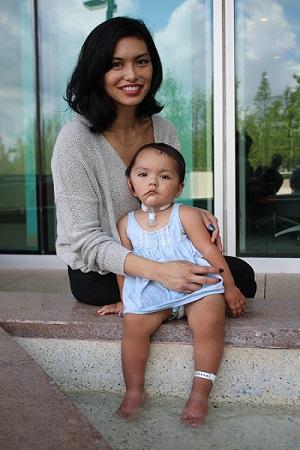 Mom and Child after Targeted Therapy for Rare Pediatric Cancer