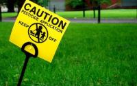 Caution Pesticide Application