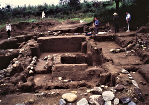 Excavation of the Tetimpa settlement that was buried by volcanic deposits from Popocatépetl